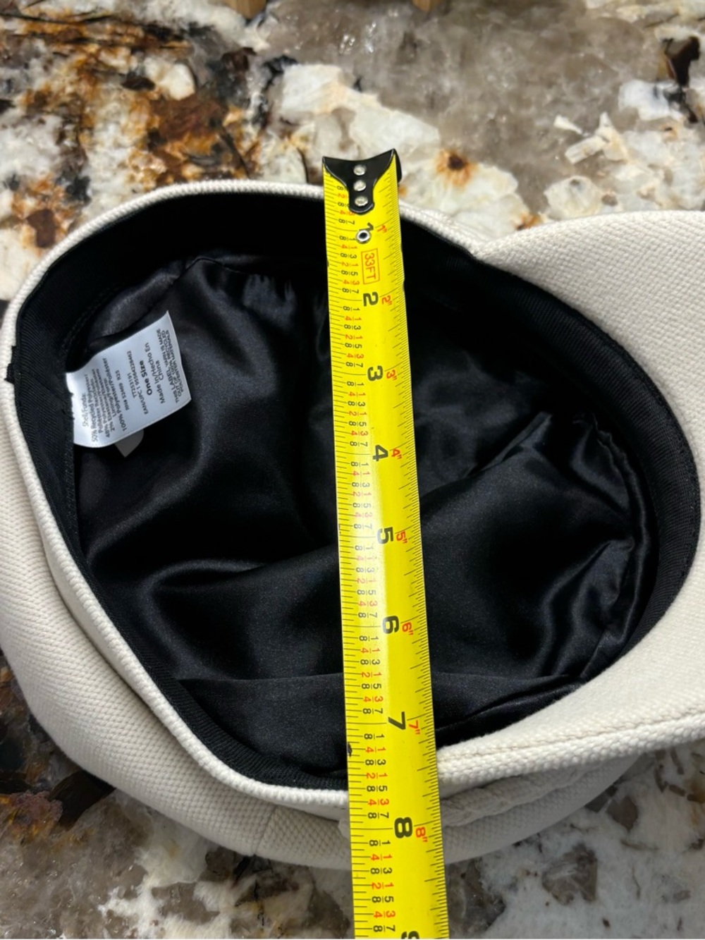Time and Tru White Fisherman Cap - Picture 2 of 8